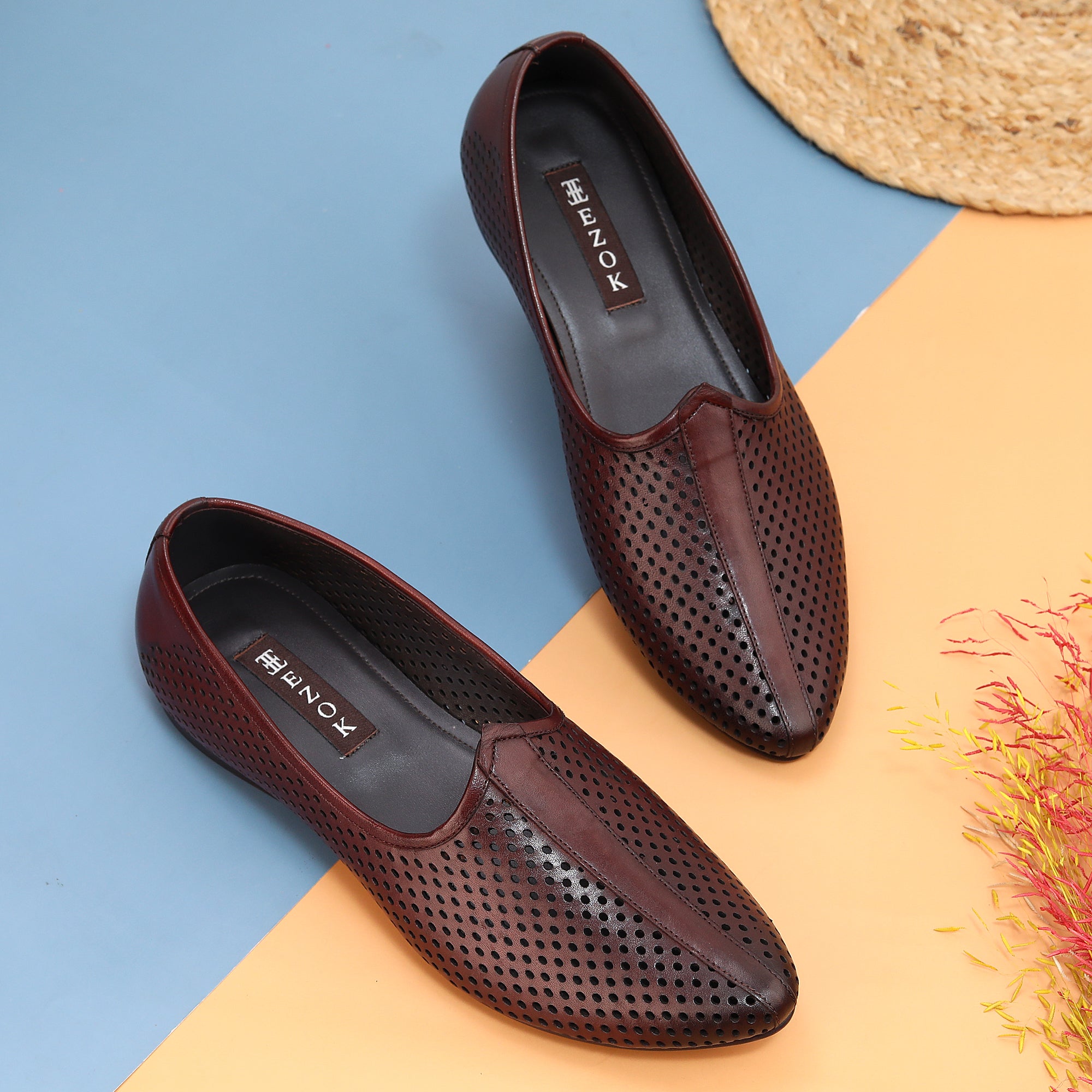 Ezok Leather Casual Shoes For Men